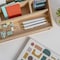 Martha Stewart Weston Stackable Light Natural Paulownia Wood Boxes W/ Drawers, Office Desktop Organizers, Set of 3 LY-E115118-3-NAT-MS - alternate 4